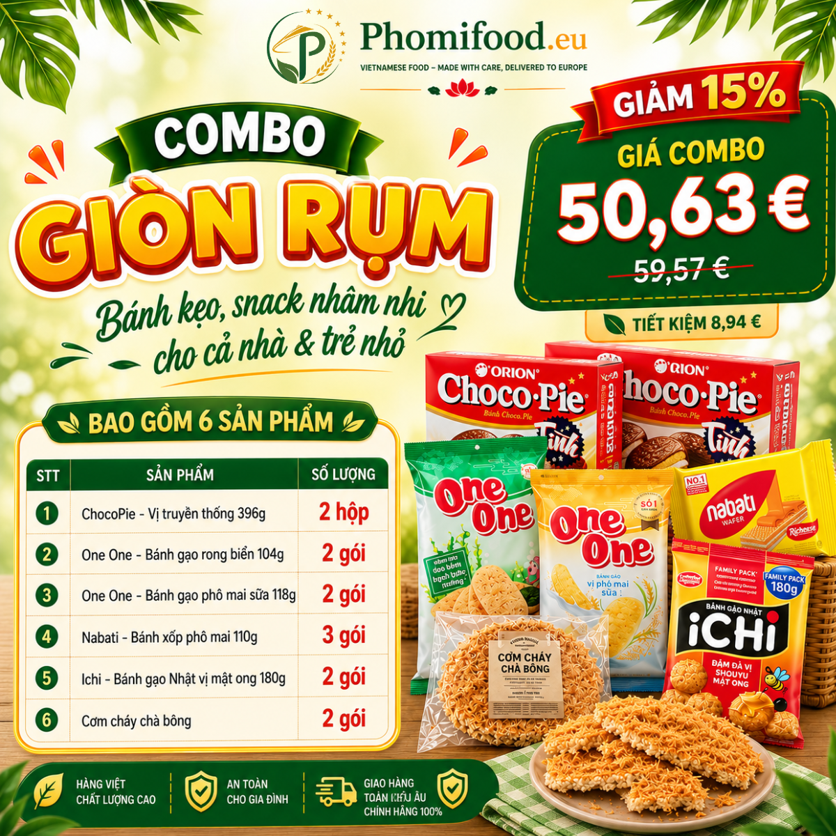 COMBO giòn rụm