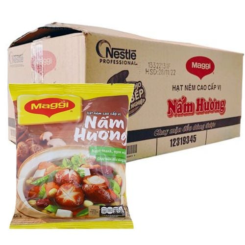 Hạt nêm Maggi nấm hương thùng 450g x 20 gói