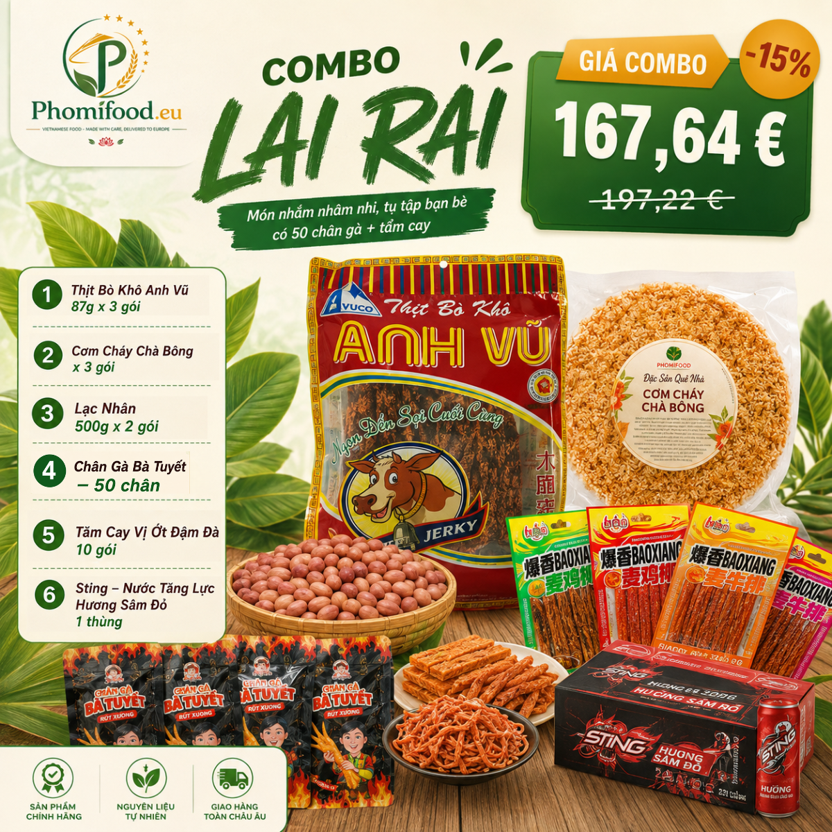 COMBO LAI RAI