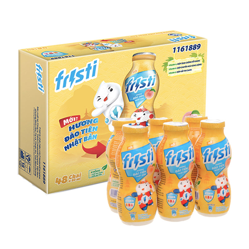 Sữa Dinh Dưỡng Fristi vị Đào Tiên Nhật Bản 80ml x 48 hộp