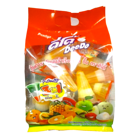 Thạch trái cây TH Thái Lan DeeDo túi cam 210g x 24 gói