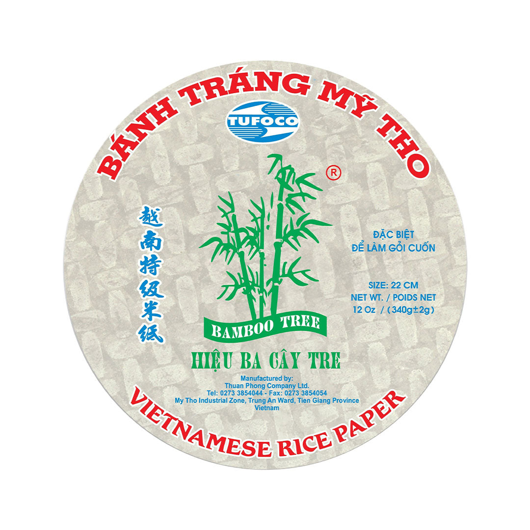 TUFOCO - Bánh tráng cuốn tròn size 22: 340g x 44 gói