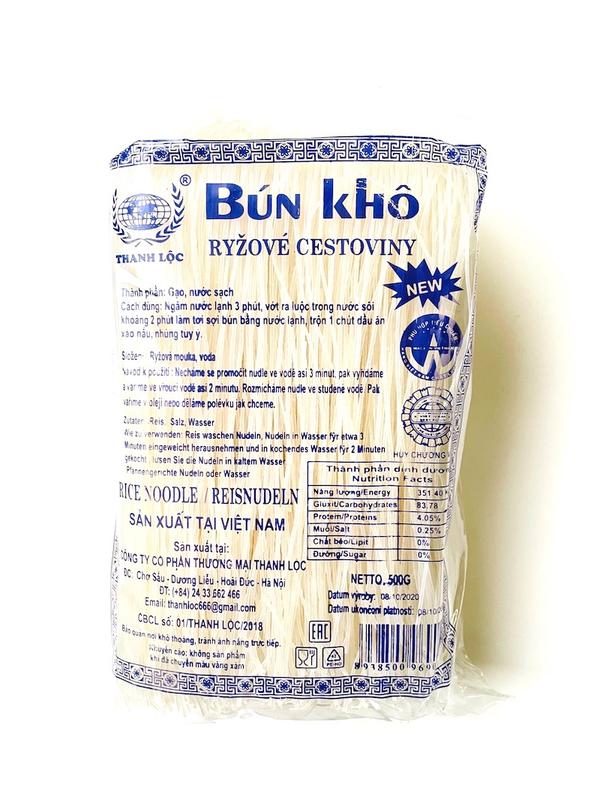 Bún Thành Lộc Sợi Vừa 500g x 40 gói
