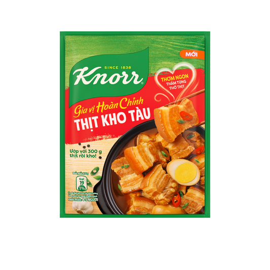 Gia Vị Thịt Kho Tàu Knor 28g x 6 gói x 10 dây