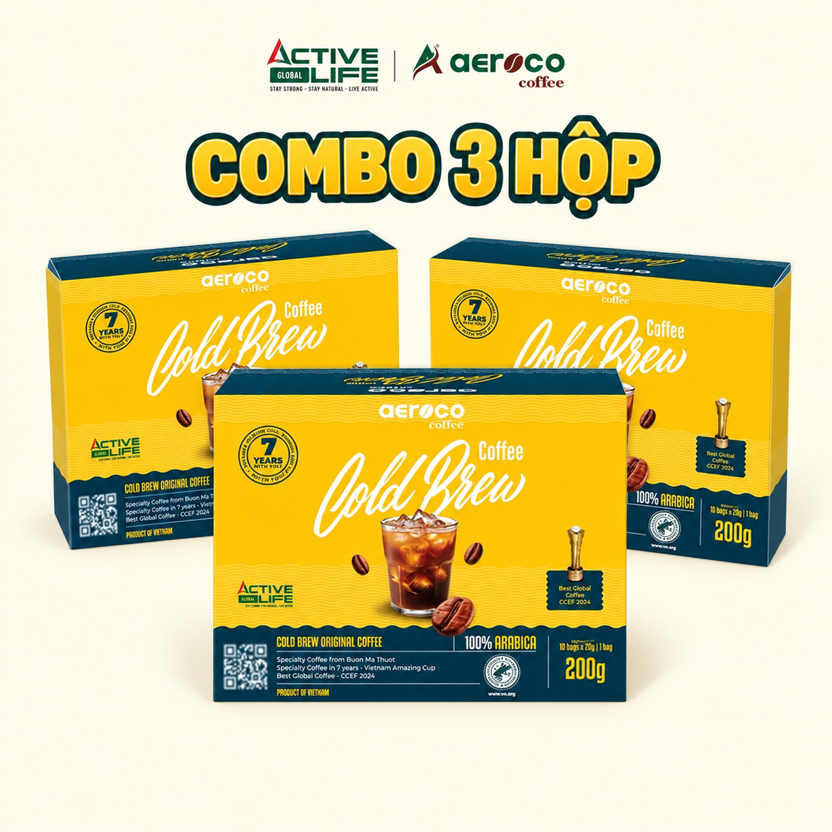 Cà phê Coldbrew túi lọc Nhật Bản tiện lợi