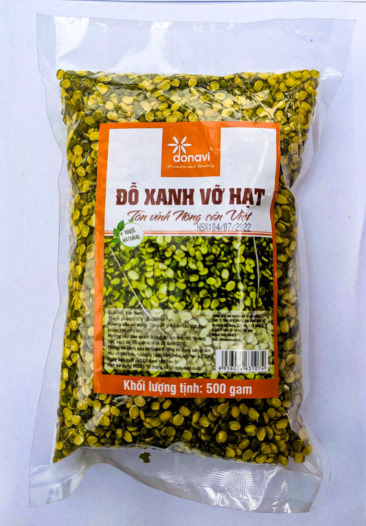 Đỗ xanh sát vỏ 500g x 40