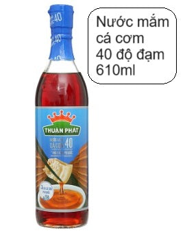 Nước mắm Cá Cơm Thuận Phát 610ml x 12 chai