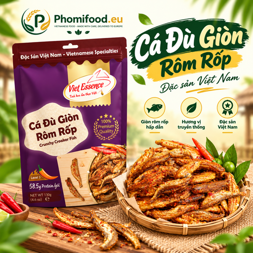 Cá Đù Giòn Tẩm Vị 130g - Giòn Tan Rôm Rốp Siêu Ngon