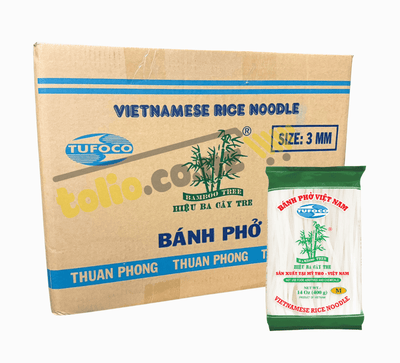 Phở 3 cây tre 3mm 400g x 30 túi
