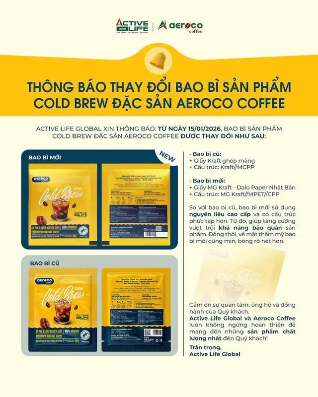 Cà phê Coldbrew túi lọc Nhật Bản tiện lợi