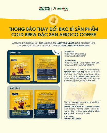 Cà phê Coldbrew túi lọc Nhật Bản tiện lợi