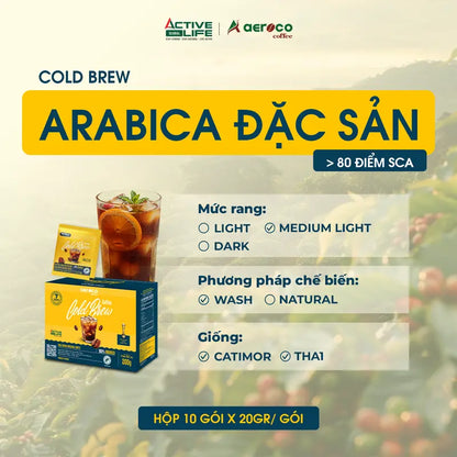 Cà phê Coldbrew túi lọc Nhật Bản tiện lợi