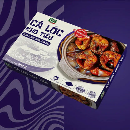 Cá Lóc Kho Tiêu Uma' Food Ăn Liền 200g