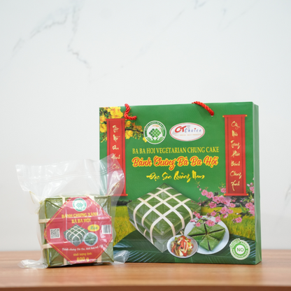 Bánh Chưng Truyền Thống Bà Ba Hội (Mặn) Chuẩn Vị Việt