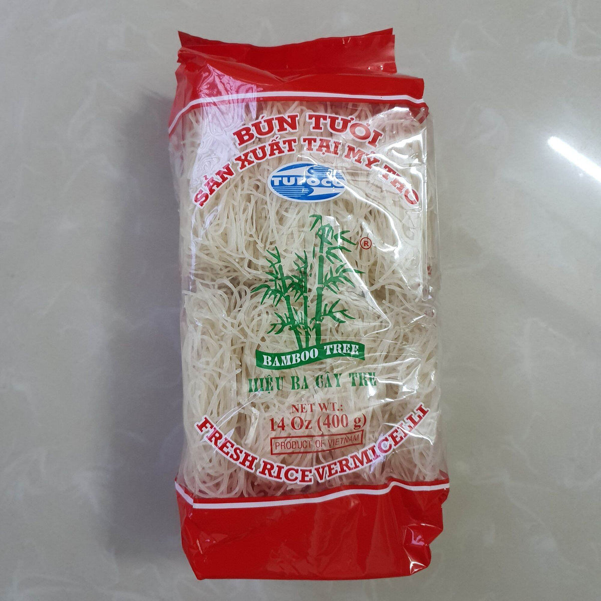 Thuận Phong - Bún 3 cây tre 8pcs bao bì màu đỏ 400g x 30 túi