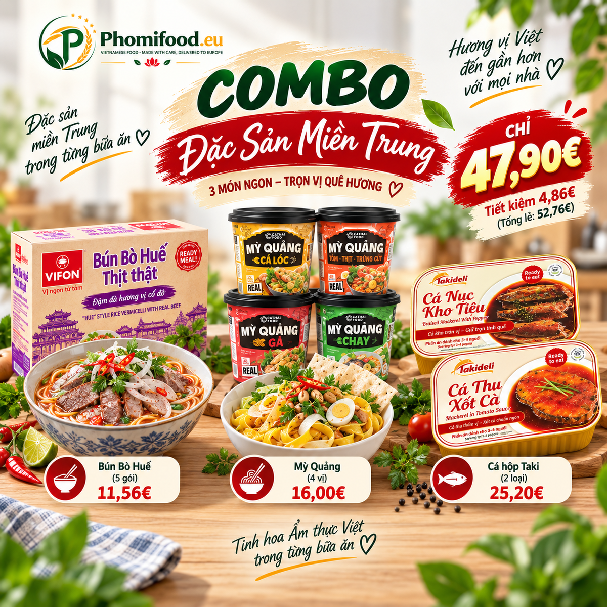 Combo Đặc Sản Miền Trung