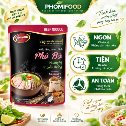 Gia vị nấu nước dùng hoàn chỉnh Barona - Phở Bò