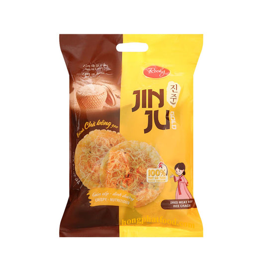 Bánh gạo Richy Jinju chà bông 168g x 10 túi