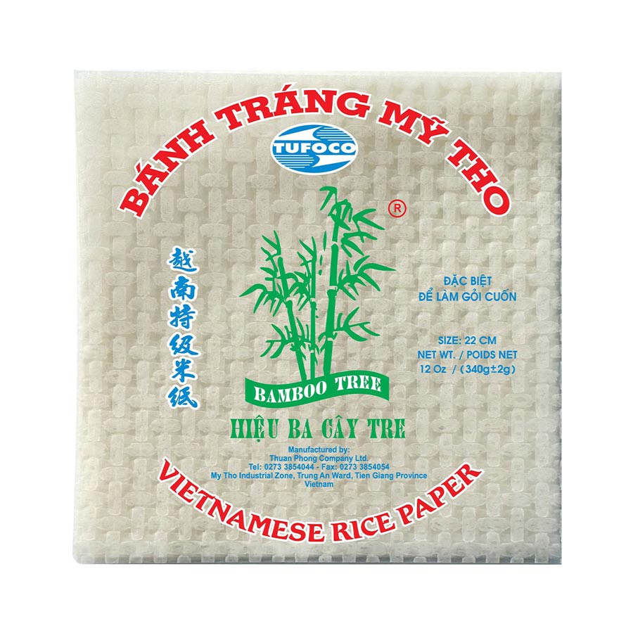 TUFOCO - Bánh tráng vuông size 22: 340g x 44 gói