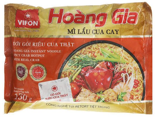 Mì Hoàng Gia mit Krabbengeschmack 120g x 18 Packungen