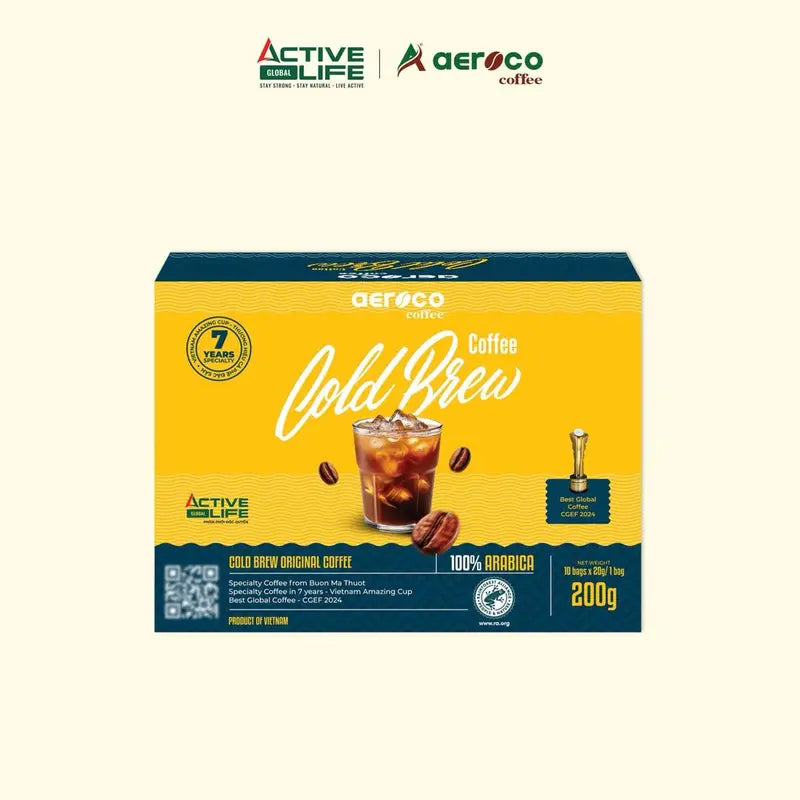 Cà phê Coldbrew túi lọc Nhật Bản tiện lợi