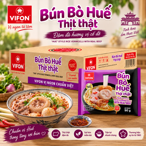 Bún Bò Huế VIFON Thịt Thật
