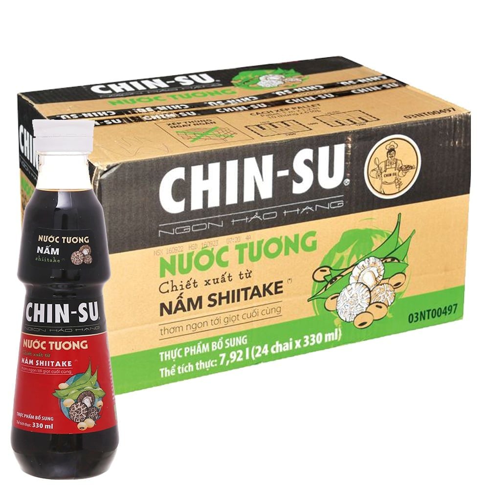 Nước Tương Chinsu Shiitake MB 330ml x 24
