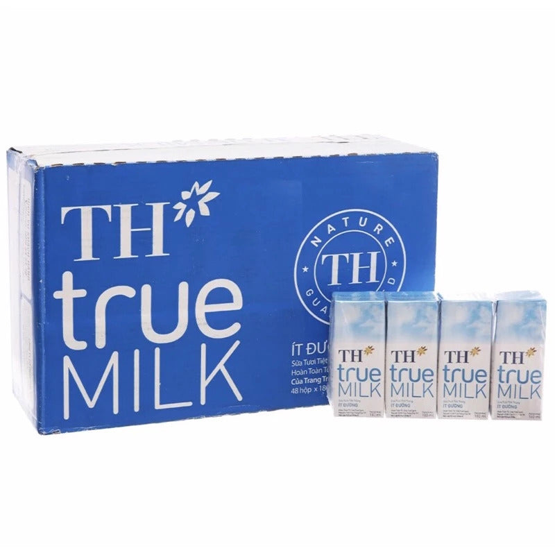 TH True Milk fettarme Milch 180ml x 48 Packungen