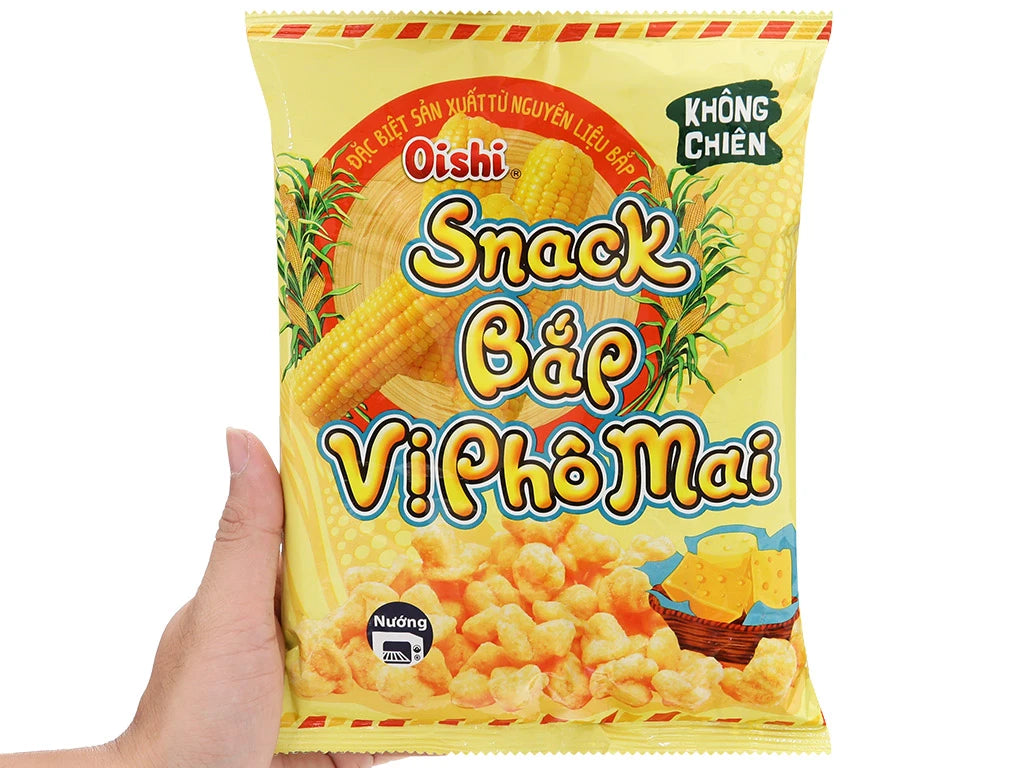 Chip Oishi ngô pho mai 80 gói 32g x 80 gói / bịch