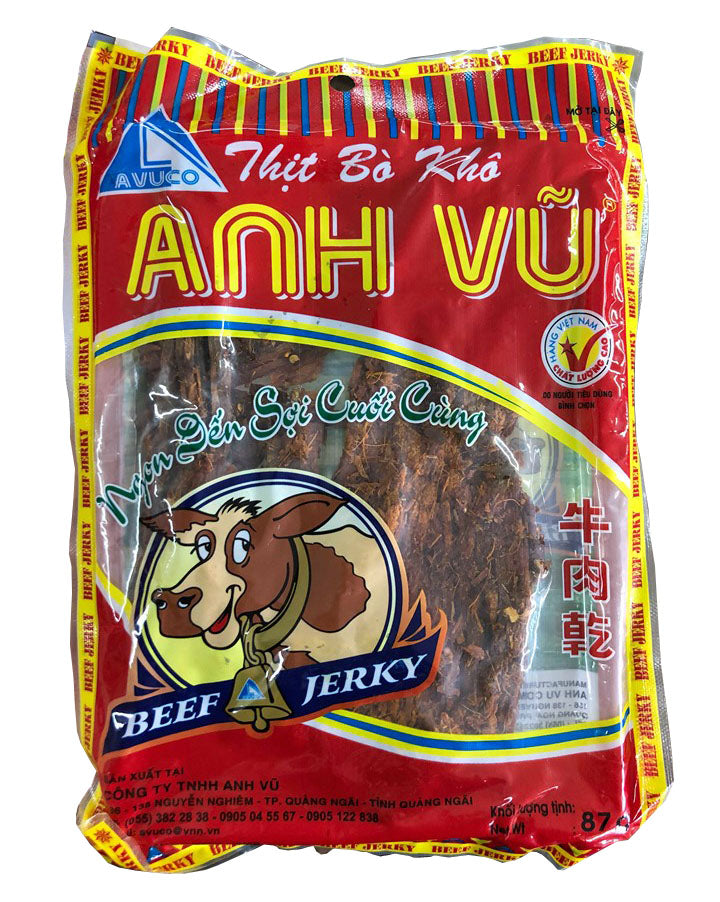Bò khô Anh Vũ 87g xé 87g x 100