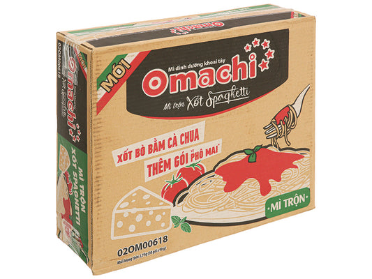 Mì Trộn Khoai Tây Omachi Xốt Spaghetti 90g x 30 gói