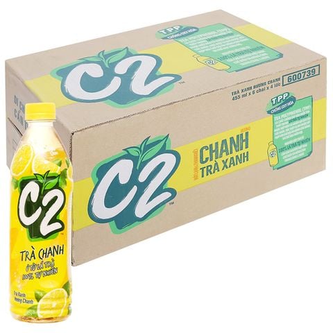 Nước trà xanh C2 455mlx24 chai