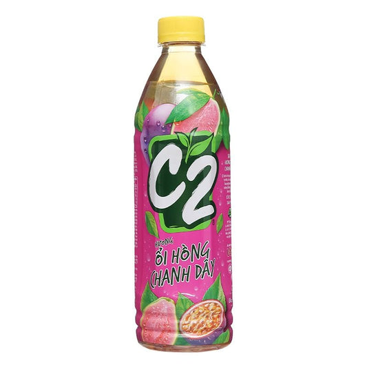 Trà xanh C2 vị ổi hồng chanh dây 455ml x 24
