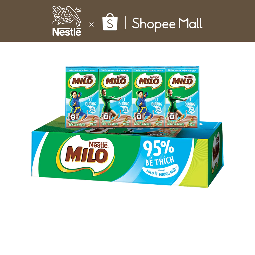 Sữa Milo Lúa Mạch 110ml x 48 hộp