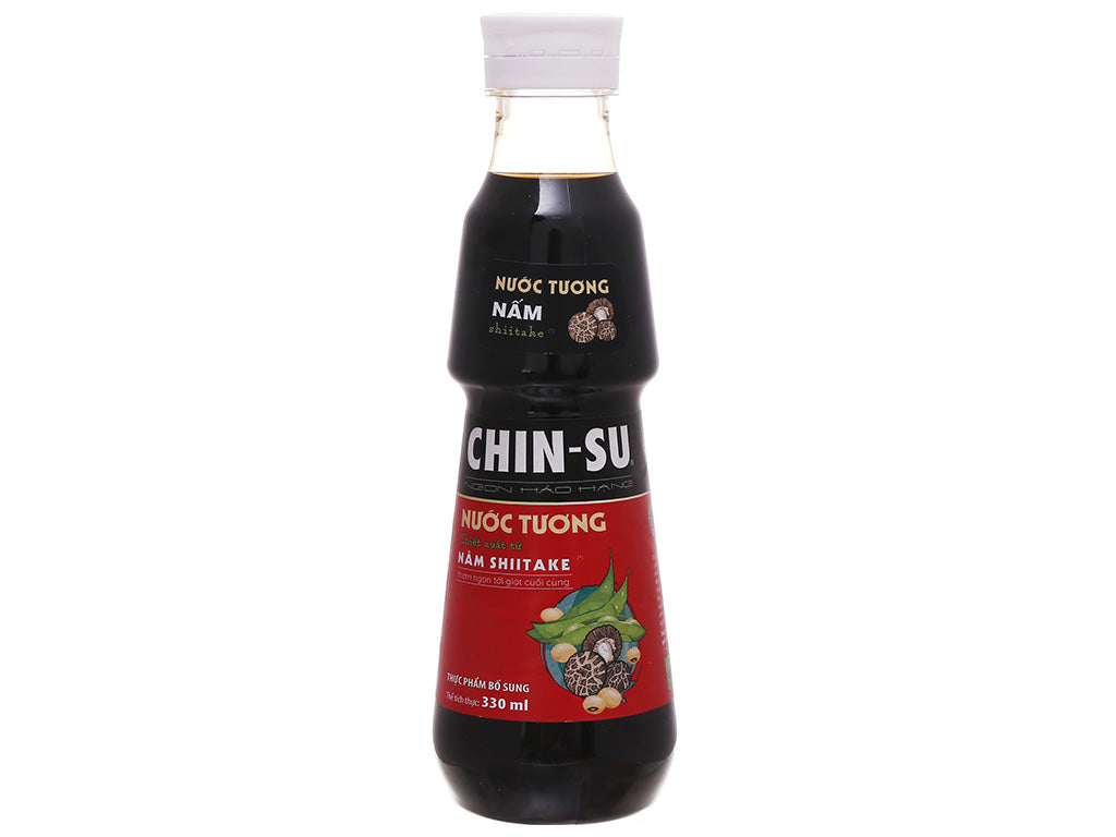 Xì dầu chinsu thường ( nấm ) 330ml x 24